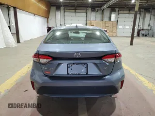 2021 Toyota Corolla LE with VIN 5YFEPMAE2MP163747, listed as a Copart auction lot 54667605 with 39,648 mi miles and Salvage Title. Bid and sale history available at DreamBid. Image 6.