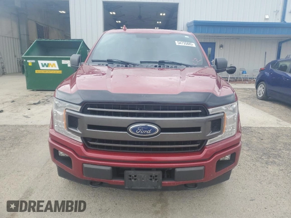 2018 Ford F-150 XL with VIN 1FTEW1EG9JFA21542, listed as a Copart auction lot 54735885 with 135,096 mi miles and Clean Title. Bid and sale history available at carsss.com. Image 5.