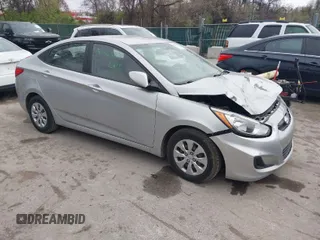 2015 Hyundai Accent GLS with VIN KMHCT4AE7FU849786, listed as a IAAI auction lot 41965237 with 98,587 mi miles. Bid and sale history available at carsss.com. Image 1.