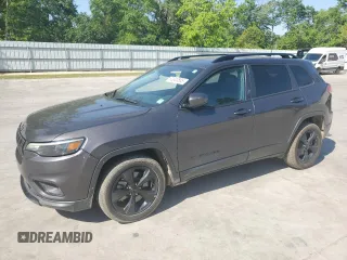 2021 Jeep Cherokee Altitude with VIN 1C4PJLLB4MD220993, listed as a Copart auction lot 53300585 with 92,387 mi miles and Salvage title. Bid and sale history available at DreamBid. Image 1.