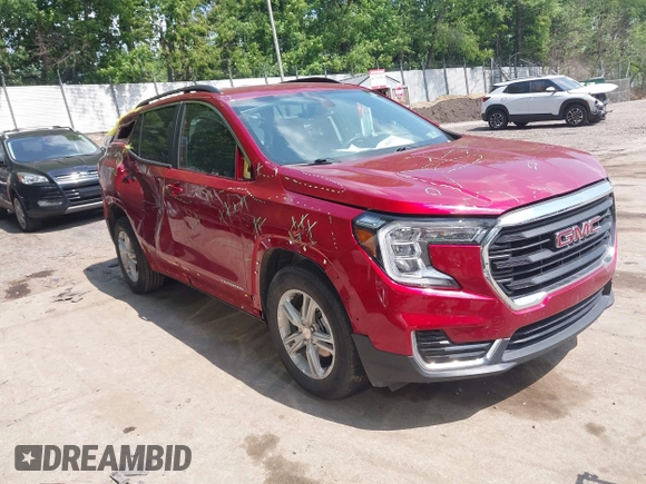 2022 GMC Terrain SLE with VIN 3GKALMEV5NL122116, listed as a IAAI auction lot 42431268 with 31,107 mi miles and . Bid and sale history available at DreamBid. Image 1.