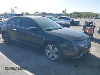 2012 Ford Fusion SPORT with VIN 3FAHP0KC7CR449210, listed as a IAAI auction lot 41722058 with 153,834 mi miles. Bid and sale history available at carsss.com. Image 1.