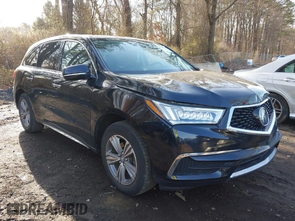 2020 Acura MDX with VIN 5J8YD4H32LL002575, listed as a IAAI auction lot 41908182 with 78,452 mi miles. Bid and sale history available at carsss.com. Image 1.