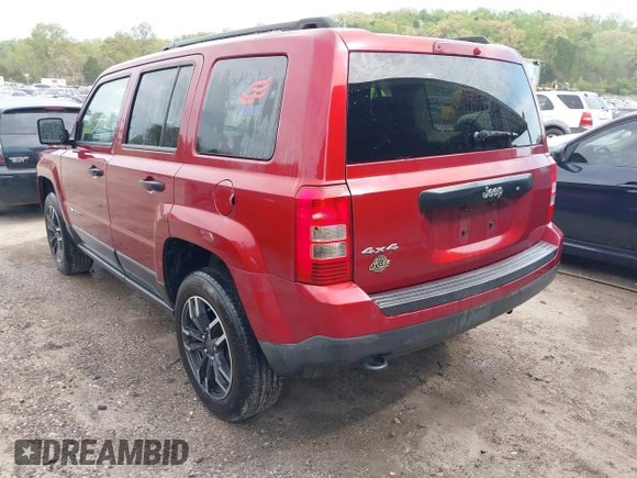 2015 Jeep Patriot Sport with VIN 1C4NJRBB3FD136291, listed as a IAAI auction lot 42015702 with 129,339 mi miles and . Bid and sale history available at carsss.com. Image 3.