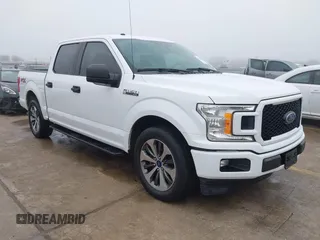 2019 Ford F-150 XL with VIN 1FTEW1C45KKE59914, listed as a IAAI auction lot 41442014 with 98,445 mi miles and . Bid and sale history available at carsss.com. Image 1.