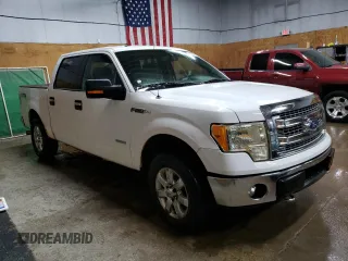 2014 Ford F-150 XL with VIN 1FTFW1ET1EFB12974, listed as a Copart auction lot 52802955 with 168,711 mi miles and Clean Title. Bid and sale history available at carsss.com. Image 4.