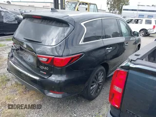 2020 Infiniti QX60 Pure with VIN 5N1DL0MN5LC525763, listed as a IAAI auction lot 41259100 with 38,995 mi miles and . Bid and sale history available at DreamBid. Image 4.