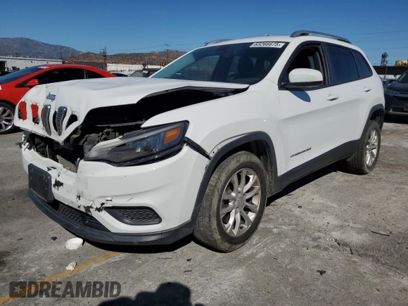 2020 Jeep Cherokee Latitude with VIN 1C4PJLCB8LD654719, listed as a Copart auction lot 63266675 with 83,070 mi miles and Salvage title. Bid and sale history available at DreamBid. Image 1.