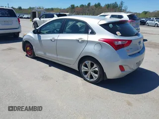 2013 Hyundai Elantra GT with VIN KMHD35LE7DU086883, listed as a IAAI auction lot 42158289 with 117,290 mi miles. Bid and sale history available at carsss.com. Image 3.