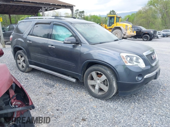 2011 GMC Acadia SLT1 with VIN 1GKKVRED5BJ214252, listed as a IAAI auction lot 42134192 with 181,089 mi miles. Bid and sale history available at carsss.com. Image 1.