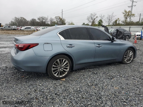 2020 Infiniti Q50 3.0t LUXE with VIN JN1EV7AR8LM251524, listed as a Copart auction lot 41782555 with 88,139 mi miles and Clean Title. Bid and sale history available at carsss.com. Image 3.