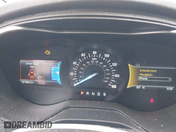 2020 Ford Fusion Titanium with VIN 3FA6P0K97LR192657, listed as a IAAI auction lot 42170258 with 87,696 mi miles and . Bid and sale history available at DreamBid. Image 7.