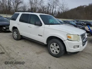 2008 Ford Explorer XLT with VIN 1FMEU63E78UB32385, listed as a Copart auction lot 48007755 with 144,841 mi miles and Salvage Title. Bid and sale history available at carsss.com. Image 4.
