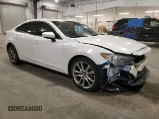 2014 Mazda 6 i Grand Touring with VIN JM1GJ1W65E1120536, listed as a Copart auction lot 51058525 with 85,850 mi miles and Salvage Title. Bid and sale history available at DreamBid. Image 4.