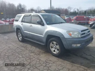 2003 Toyota 4Runner SR5 with VIN JTEBU14R638000775, listed as a IAAI auction lot 41971019 with 220,435 mi miles and . Bid and sale history available at DreamBid. Image 1.