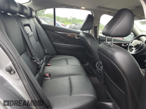 2018 Infiniti Q50 2.0t LUXE with VIN JN1CV7AR5JM280094, listed as a Copart auction lot 55852444 with 41,796 mi miles and Salvage Title. Bid and sale history available at carsss.com. Image 11.
