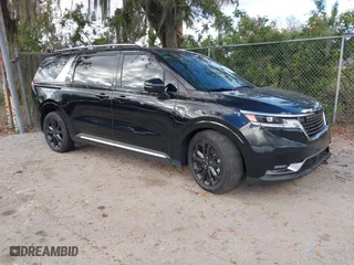2024 Kia Carnival SX Prestige with VIN KNDNE5H32R6338691, listed as a IAAI auction lot 40993160 with 24,991 mi miles. Bid and sale history available at carsss.com. Image 1.