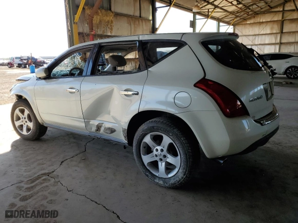 2005 Nissan Murano S with VIN JN8AZ08W55W435205, listed as a Copart auction lot 71712194 with 0 mi miles and Salvage Title. Bid and sale history available at carsss.com. Image 2.
