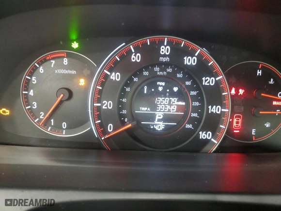 2017 Honda Accord Sedan Sport with VIN 1HGCR2F55HA116173, listed as a Copart auction lot 51087105 with 135,879 mi miles and Non Repairable. Bid and sale history available at carsss.com. Image 9.