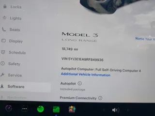 2024 Tesla Model 3 with VIN 5YJ3E1EA9RF849936, listed as a IAAI auction lot 41707656 with 18,749 mi miles and . Bid and sale history available at DreamBid. Image 7.