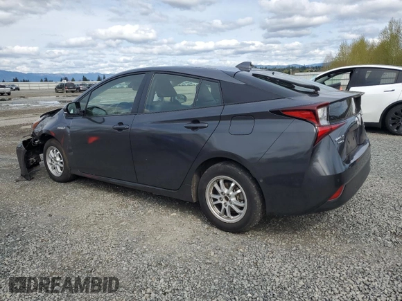 2020 Toyota Prius LE with VIN JTDL9RFU3L3013121, listed as a Copart auction lot 52423385 with 75,229 mi miles and Salvage title. Bid and sale history available at DreamBid. Image 2.