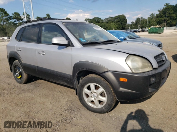 2005 Hyundai Tucson GLS with VIN KM8JN12DX5U212587, listed as a Copart auction lot 72044114 with 128,993 mi miles and Salvage Title. Bid and sale history available at carsss.com. Image 4.