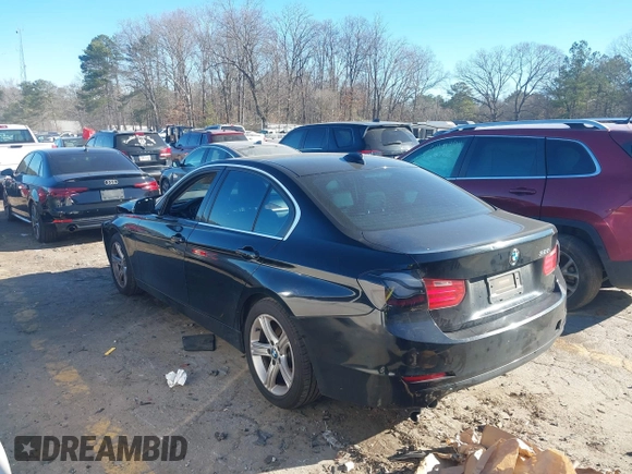 2015 BMW 3 Series 328i with VIN WBA3A5G54FNP34500, listed as a IAAI auction lot 41695866 with 168,000 mi miles and . Bid and sale history available at carsss.com. Image 3.