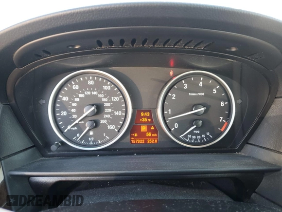 2009 BMW 5 Series 528i with VIN WBANU53529C119238, listed as a Copart auction lot 88943385 with 157,322 mi miles and Salvage Title. Bid and sale history available at carsss.com. Image 9.