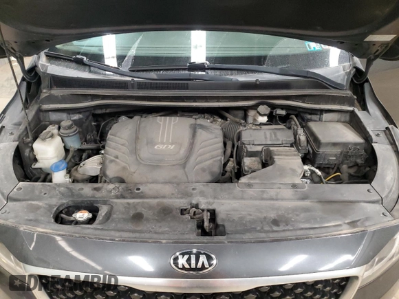 2017 Kia Sedona LX with VIN KNDMB5C17H6236067, listed as a Copart auction lot 52920885 with 131,299 mi miles and Salvage Title. Bid and sale history available at carsss.com. Image 12.