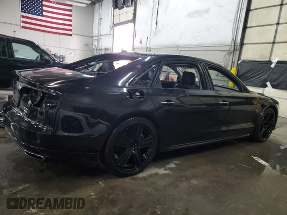 2016 Audi A8 L 4.0T Sport with VIN WAU43AFD1GN021393, listed as a Copart auction lot 45494265 with 73,770 mi miles and Salvage Title. Bid and sale history available at carsss.com. Image 3.