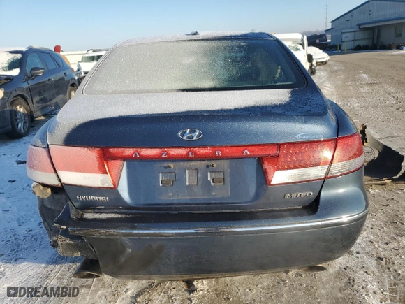 2008 Hyundai Azera Limited with VIN KMHFC46FX8A321257, listed as a Copart auction lot 87925245 with 202,838 mi miles and Salvage Title. Bid and sale history available at carsss.com. Image 6.