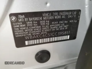 2012 BMW 7 Series 750i xDrive с VIN WBAKC6C51CC395851, выставлен на аукционе Copart как лот 56917905 с пробегом 138 308 миль миль и Чистый • Clean title. История ставок и продаж доступна на DreamBid. Изображение 12.