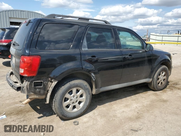 2010 Mazda Tribute Grand Touring with VIN 4F2CY0C78AKM03177, listed as a Copart auction lot 66729164 with 75,400 mi miles and Salvage Title. Bid and sale history available at carsss.com. Image 3.