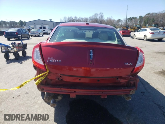 2014 Lincoln MKS with VIN 1LNHL9DKXEG609522, listed as a Copart auction lot 47990205 with 151,245 mi miles and Non Repairable. Bid and sale history available at DreamBid. Image 6.
