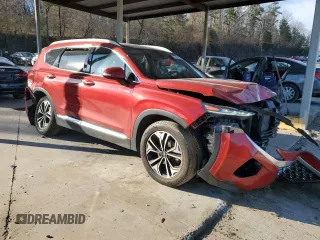 2019 Hyundai Santa Fe Ultimate with VIN 5NMS53AA8KH060016, listed as a Copart auction lot 46326355 with 91,439 mi miles and Clean Title. Bid and sale history available at carsss.com. Image 4.