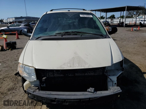 2007 Chrysler Town & Country LWB Touring with VIN 2A4GP54L57R231966, listed as a Copart auction lot 72810664 with 97,267 mi miles and Salvage Title. Bid and sale history available at carsss.com. Image 5.