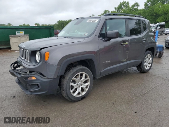 2018 Jeep Renegade Latitude с VIN ZACCJBBB5JPH08888, выставлен на аукционе Copart как лот 58801395 с пробегом 113 331 миль миль и Списание • Salvage title. История ставок и продаж доступна на DreamBid. Изображение 1.
