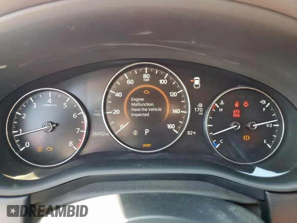 2021 Mazda CX-30 Premium with VIN 3MVDMBDL1MM314747, listed as a Copart auction lot 56669495 with 26,052 mi miles and Salvage title. Bid and sale history available at DreamBid. Image 9.