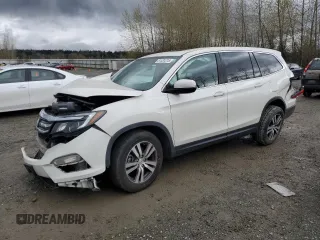 2017 Honda Pilot EX-L with VIN 5FNYF6H57HB061878, listed as a Copart auction lot 51531215 with 95,986 mi miles and Salvage Title. Bid and sale history available at carsss.com. Image 1.