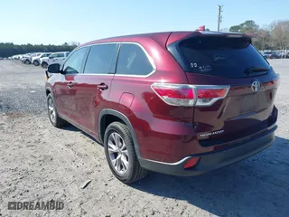 2016 Toyota Highlander LE Plus with VIN 5TDZKRFH4GS134343, listed as a IAAI auction lot 41698838 with 149,189 mi miles. Bid and sale history available at carsss.com. Image 3.