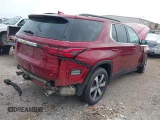 2022 Chevrolet Traverse LT with VIN 1GNERHKWXNJ131456, listed as a IAAI auction lot 41700633 with 48,952 mi miles and . Bid and sale history available at DreamBid. Image 4.