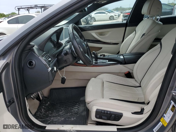 2019 BMW 6 Series 640i with VIN WBA6D0C50KG853107, listed as a Copart auction lot 61821333 with 37,188 mi miles. Bid and sale history available at carsss.com. Image 7.