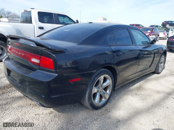 2011 Dodge Charger Rallye with VIN 2B3CL3CG9BH503623, listed as a IAAI auction lot 42102239 with 129,488 mi miles. Bid and sale history available at carsss.com. Image 4.