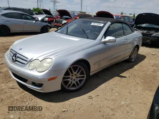 2009 Mercedes-Benz CLK-Class 3.5L with VIN WDBTK56F09F264439, listed as a Copart auction lot 56076064 with 182,287 mi miles and Clean Title. Bid and sale history available at carsss.com. Image 1.