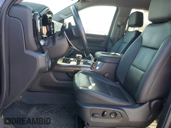 2022 Chevrolet Silverado 1500 LT Trail Boss with VIN 3GCUDFED2NG561825, listed as a Copart auction lot 77632284 with 34,448 mi miles and Salvage Title. Bid and sale history available at DreamBid. Image 7.