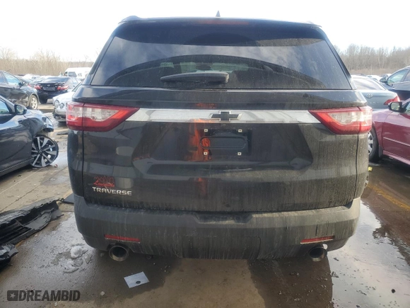 2021 Chevrolet Traverse LS with VIN 1GNERFKW3MJ226931, listed as a Copart auction lot 88984735 with 98,000 mi miles and Salvage Title. Bid and sale history available at carsss.com. Image 6.