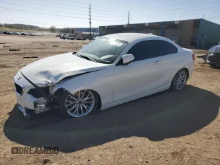 2015 BMW 2 Series 228i xDrive with VIN WBA1F7C59FV367412, listed as a Copart auction lot 52168315 with 44,348 mi miles and Salvage title. Bid and sale history available at DreamBid. Image 1.