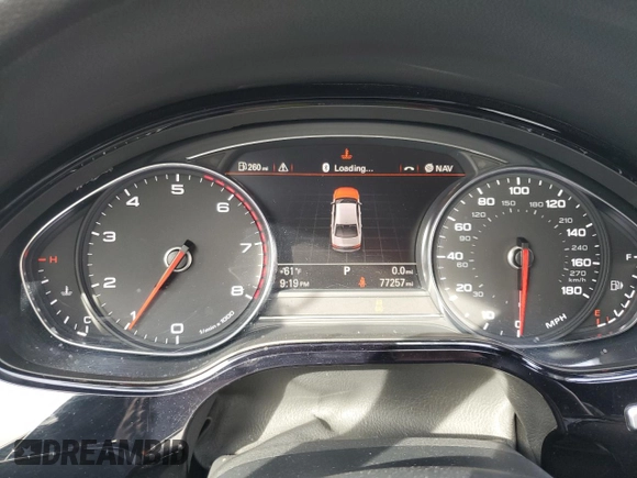 2015 Audi A8 L 4.0T with VIN WAU32AFD3FN036507, listed as a Copart auction lot 49121635 with 77,257 mi miles and Salvage Title. Bid and sale history available at carsss.com. Image 9.