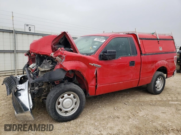 2014 Ford F-150 XL with VIN 1FTMF1CM7EKF95865, listed as a Copart auction lot 72036883 with 120,755 mi miles and Salvage title. Bid and sale history available at DreamBid. Image 1.