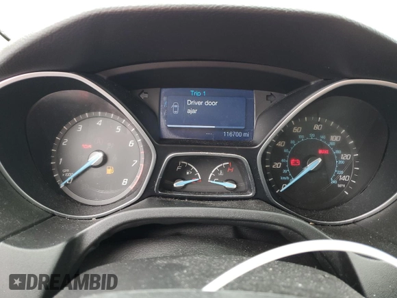 2013 Ford Focus SE with VIN 1FADP3F25DL284498, listed as a Copart auction lot 63040795 with 116,700 mi miles and Clean title. Bid and sale history available at DreamBid. Image 9.